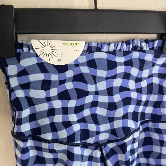 NEW OFFLINE by Aerie Real Me XTRA High Waisted Crossover Ruffle Legging  Size XS - Picture 6 of 8